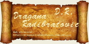 Dragana Radibratović vizit kartica
